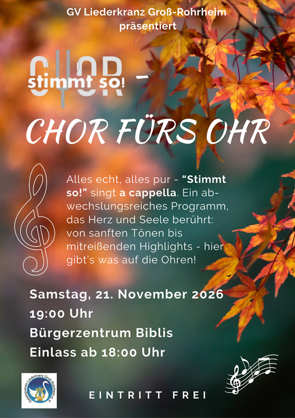 Konzert 2026!